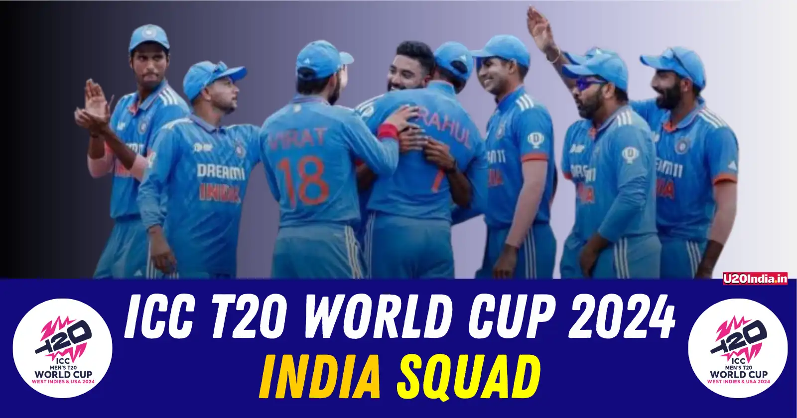 ICC T20 World Cup 2024 India Squad: Complete List of Players