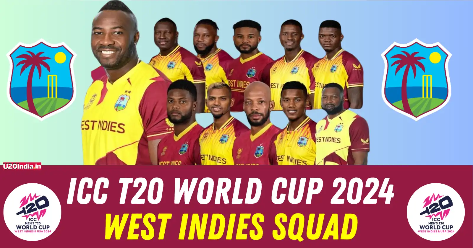 ICC T20 World Cup 2024 West Indies Squad: Complete List of Players